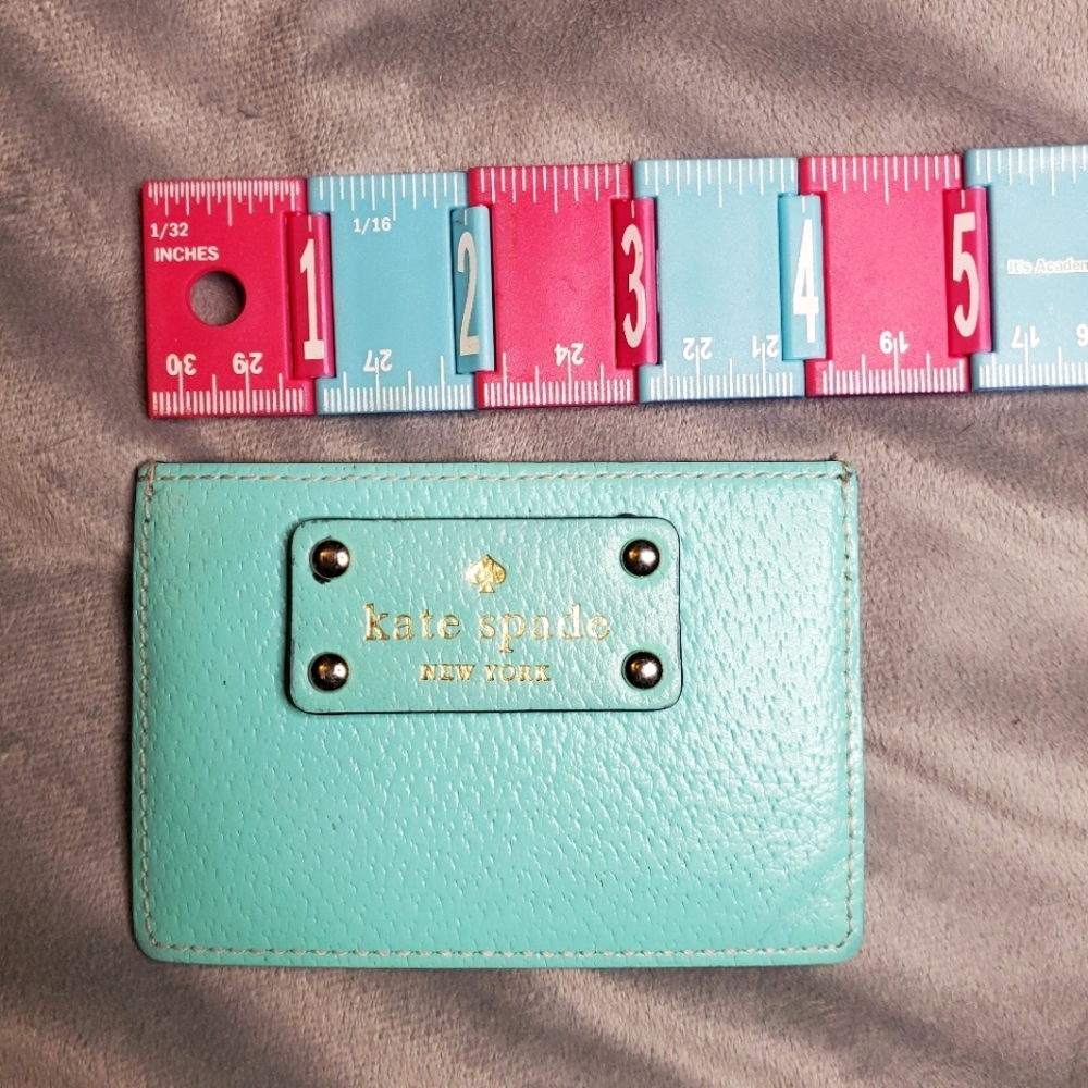 Kate Spade Teal Card Holder